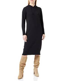 s.Oliver Women's 2121294 Strickkleid mit Kapuze, schwarz von s.Oliver