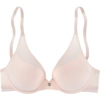 s.Oliver Zoe Push-up-BH, Anhänger, Streifen, für Damen, rosa, 70A von s.Oliver