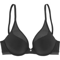 s.Oliver Zoe Push-up-BH, Anhänger, Streifen, für Damen, schwarz, 70C von s.Oliver