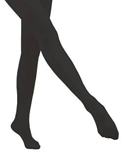s.lemon Ballett-Strumpfhosen, konvertierbare mit Fuß/ohne Fuß Strumpfhosen Tanzstrumpfhose für Mädchen Frauen Schwarz XL von s.lemon