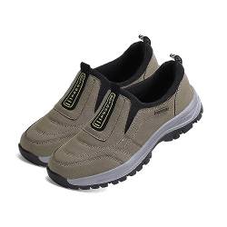 sPeesy Orthopädische Schuhe Herren leichte Schuhe Herren Sneaker Outdoor Wanderschuhe Herren wasserdicht extra weit Leinenschuhe wasserdicht Walking Schuhe Hallux valgus Schuhe (Color : Brown, Size von sPeesy