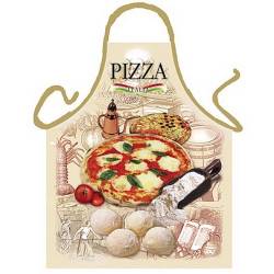 sabuy Grillschürze - Kochschürze - Italienische Pizza - Lustige Motiv Schürze als Geschenk für Grill Fans mit Humor von sabuy