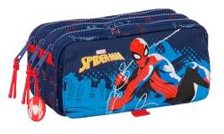 Safta Large Triple Spider-man Neon Pencil Case One Size von safta