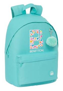 Safta M819 Jugendrucksack für 35,6 cm (14,1 Zoll), ideal für Jugendliche unterschiedlichen Alters, bequem und vielseitig, Qualität und Stärke, 31 x 16 x 41 cm, Unisex, Kinder, Minzgrün, Pastellfarben, von safta