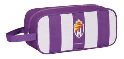 Safta Real Valladolid Mittelgroßer Hausschuhe, Mehrzwecktasche, Tasche, Sport, außerschulisch, Fußball, bequem und vielseitig, 34 x 14 x 15 cm, Violett, dunkelviolett, Estándar, Casual von safta