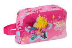 Safta TROLLS 3 Thermo-Frühstücksständer, Thermoskanne, Tasche, Qualität und maximale Widerstandsfähigkeit, Lebensmittelhalter, Erholung, 21,5 x 6,5 x 12 cm, Rosa, Rosa, Estándar, Casual von safta