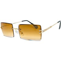 salazar.plus Sonnenbrille Randlos Rechteckig Unisex 14 Farben Rahmenlos Damen Herren Brille von salazar.plus