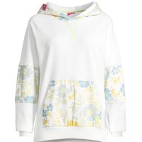 salzhaut Kapuzenpullover Damen Hoodie Leevde mit Blumen - Pullover mit Kapuze und Kängurutasche von salzhaut