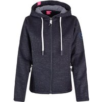 salzhaut Strickfleecejacke Damen Hoodie Jacke Harmkea - Sweatjacke Fleecejacke mit Kapuze von salzhaut