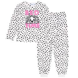 Disney 101 Dalmatiner Pyjama/Schlafanzug für Mädchen, langärmelig, weiß, schwarz getupft 2-3 Jahre von sarcia.eu