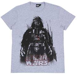 Disney Star Wars T-Shirt für Herren, grau Darth Vader S von sarcia.eu