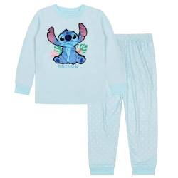 Disney Stitch Kinderpyjama mit Langen Ärmeln, Velours Oeko-TEX 9 Jahre von sarcia.eu