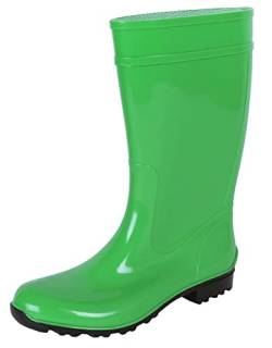 Hellgrüne lange Gummistiefel Regenstiefel Gartenschuhe Regenschuhe wasserdicht bequem ILSE LEMIGO 41 EU 7,5 von sarcia.eu