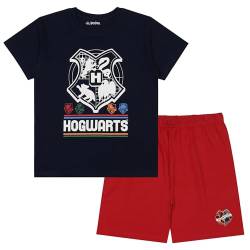 Hogwarts Harry Potter Schlafanzug für Jungen mit kurzer Hose, Sommer Pyjama 11-12 Jahre von sarcia.eu