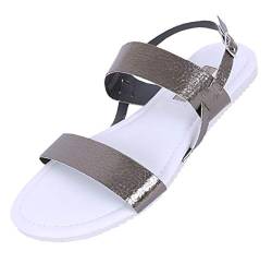 Metallische Sandalen/Sommerschuhe 40/41 EU von sarcia.eu