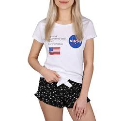 NASA Kurzärmliger Sommer-Baumwollpyjama für Damen M von sarcia.eu