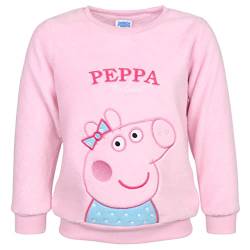 Peppa Pig Hellrosa Mädchen-Sweatshirt, Fleece-Sweatshirt 5-6 Jahre von sarcia.eu
