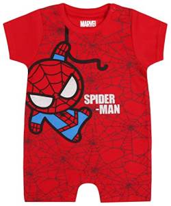 Roter Einteiler/Body mit Aufdruck von Spider-Man Marvel 3 Monate von sarcia.eu
