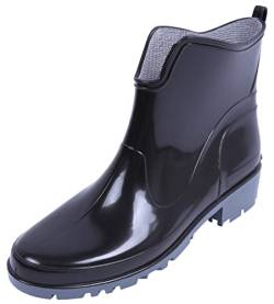 Schwarze, kurze Gummistiefel LEMIGO 37 EU von sarcia.eu