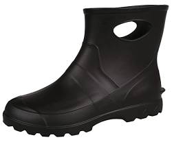 Schwarze Herren-Gummistiefel Garden LEMIGO + Gartenhandschuhe 45 EU / 10.5 UK von sarcia.eu