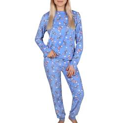 Warmer Langarm-Schlafanzug für Mädchen von Stitch und Angel Disney 5-6 Jahre von sarcia.eu