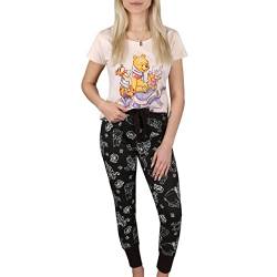 Winnie The Pooh Disney Kurzarm-Pyjama für Damen, Lange Hose, Baumwolle M von sarcia.eu