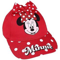 sarcia.eu Minnie Mouse Mädchen-Baseballmütze, rot mit Schleife 52 von sarcia.eu