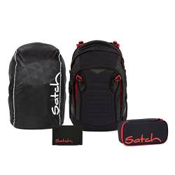 satch Match Schulrucksack Set 4tlg. Streetwalk Edition (Fire Phantom) von satch