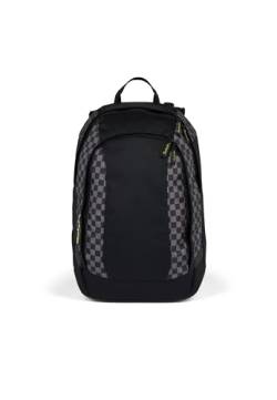 satch air Schulrucksack ab 5. Klasse gepolstert 26L Stauraum standfest Laptopfach Dark Skate - Schwarz von satch