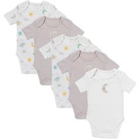 Schlummersack Kurzarmbody Bio Baby-Bodys kurzarm 5er-Pack OEKO-TEX zertifiziert von schlummersack