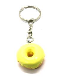 schmuck-stadt Donut Schlüsselanhänger handmade Taschenanhänger gelb von schmuck-stadt