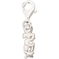 schmuck23 Charm-Einhänger Charm Anhänger Fuck 925 Silber Kettenanhänger (1-tlg), Für Armband, Halskette oder Schlüsselanhänger von schmuck23