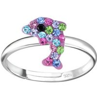 schmuck23 Fingerring Kinder Ring Delfin 925 Silber, Kinderschmuck Silberring Mädchen Geschenk von schmuck23