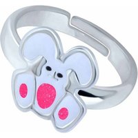 schmuck23 Fingerring Kinder Ring Hase 925 Silber, Kinderschmuck Silberring Mädchen Ostern Geschenk von schmuck23