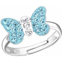 schmuck23 Fingerring Kinder Ring Schmetterling 925 Silber, Kinderschmuck Mädchen Geschenk Silberring Damen von schmuck23