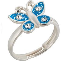 schmuck23 Fingerring Kinder Ring Schmetterling 925 Silber, Kinderschmuck Mädchen Silberring Geschenk von schmuck23