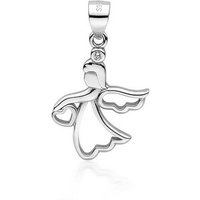 schmuck23 Kettenanhänger Anhänger Kette Engel Schutzengel Symbol 925 Silber (Anhänger mit Kette), Zirkonia Silberanhänger Symbol Schutz Liebe Damen Mädchen von schmuck23