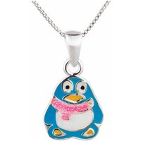 schmuck23 Kettenanhänger Anhänger mit Kette Pinguin 925 Silber Kinder Mädchen (Halskette mit Anhänger), Silberanhänger Kettenanhänger Kinderschmuck Halskette von schmuck23