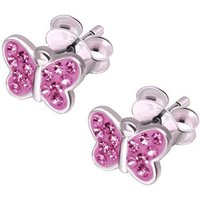 schmuck23 Paar Ohrstecker Kinder Ohrringe Schmetterling 925 Silber, Schmuck für Kinder Damen und Mädchen, Silberohrringe echt von schmuck23