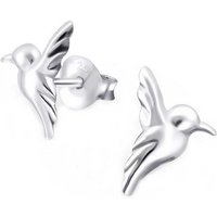 schmuck23 Paar Ohrstecker Ohrringe Kolibri Vogel 925 Silber Damen Mädchen Kinder Ohrringe, Kinderschmuck Mädchen Geschenk echte Silberohrringe von schmuck23