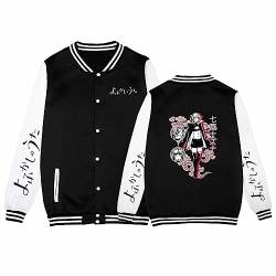 Anime Call of The Night Nanakusa Nazuna Cartoon Baseball Jacke,Schwarzes Sweatshirt Für Manga Fans Geschenke von sdfsdfsd