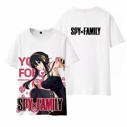 Anime Manga SPY×Family Yor Forger Cosplay T-Shirt,3D Druck T-Shirts Für Thorn Princess Fans Geschenke von sdfsdfsd