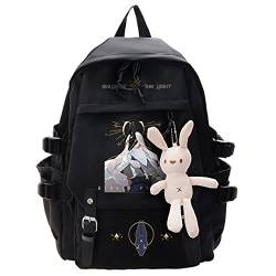 Game Sky: Kinder des Lichts, Nylon-Rucksack, Street-Stil, große Kapazität, Schultasche, Universaltasche, Schwarz-5, One size von sdfsdfsd