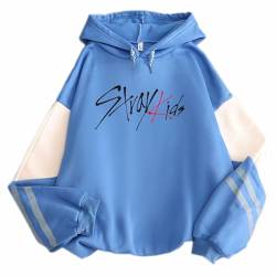 sdfsdfsd Kpop-Stray Kids Band Musik Idol Hoodie,Straßenkultur Sweatshirt verwendet für StrayKids Fans Stay Urlaub Geschenk von sdfsdfsd