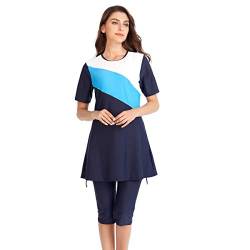 seafanny Muslimische Bademode Islamische Damen Kurzarm Modest Badeanzug Surfen Beachwear Burkini M(40) von seafanny