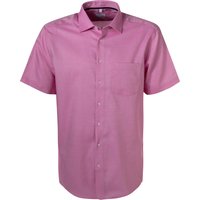 Seidensticker Herren Kurzarmhemd rosa Baumwolle von seidensticker