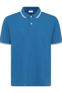 Seidensticker Regular Fit Poloshirt Kurzarm blau von seidensticker