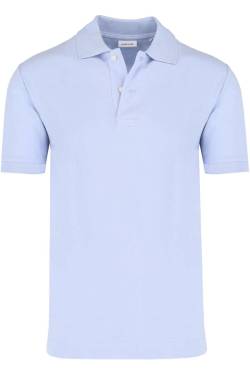 Seidensticker Regular Fit Poloshirt Kurzarm hellblau von seidensticker