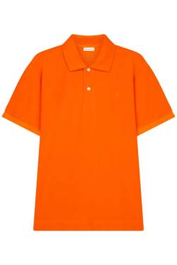 Seidensticker Regular Fit Poloshirt Kurzarm orange von seidensticker