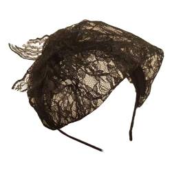 Eleganter Hut Blume Mesh Band Spitze Stirnband Party Kopfbedeckung für Mädchen und Frauen Haarschmuck Braut Haarnadel von seluluory